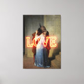 El Bacio Remix – Neon “LOVE” Wall Art & Merch Leinwanddruck (Vorderseite)