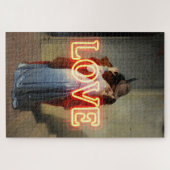 El Bacio Remix – Neon “LOVE” Wall Art & Merch Puzzle (Horizontal)