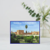 el badi morocco postkarte (Stehend Vorderseite)