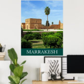 el badi palace marrakesh poster (Heimbüro)