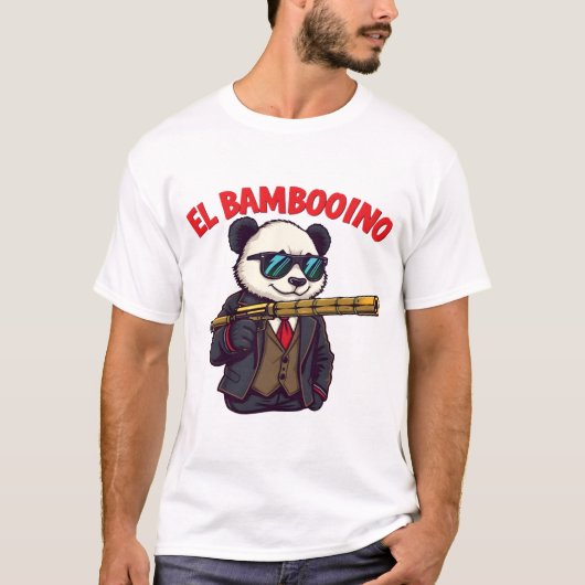 El Bambooino Panda T-Shirt (Vorderseite)