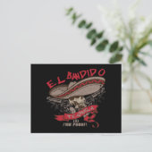 El Bandido Tequila Postcard Postkarte (Stehend Vorderseite)