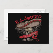 El Bandido Tequila Postcard Postkarte (Vorne/Hinten)