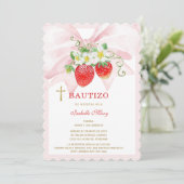 El Bautizo invitación de nuestra hi Einladung (Stehend Vorderseite)