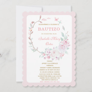 El Bautizo invitación de nuestra hija Einladung