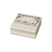 El-Berith Hebräische Namen Gottes Typografie Gummistempel (Stempel)