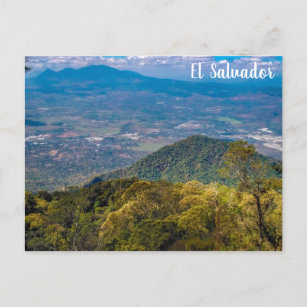 El Boquerón National Park View, El Salvador Postkarte
