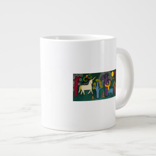 EL Bosque Magico de Lucas 2009 Jumbo-Tasse (Vorderseite Rechts)