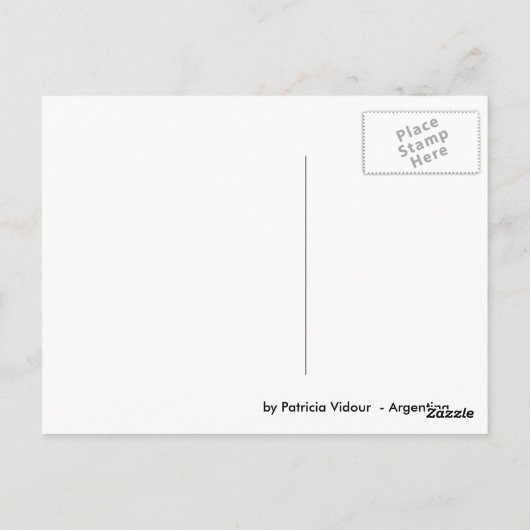 El Cachafaz Tango Postkarte (Rückseite)