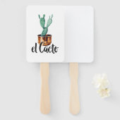 El Cactus Fächer (Vorne und Hinten)