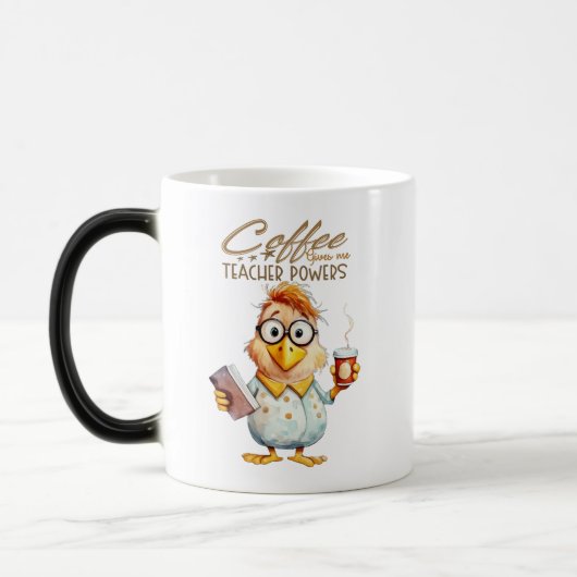 El café me da poderes de maestro verwandlungstasse (Links)