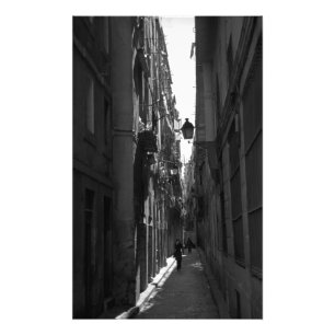 El Callejon Foto Print (Barcelona, Spanien)