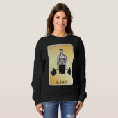 El Calote Mexican Slang Lottery Bingo Cards Sweatshirt (Vorne ganz)
