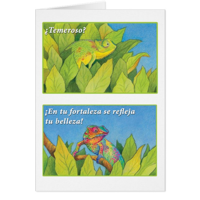 EL Camaleón, tarjeta (Vorne)