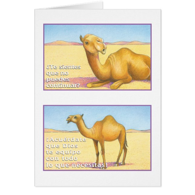 EL Camello, tarjeta (Vorne)