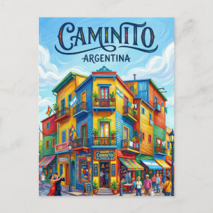 El Caminito Argentinien Postkarte