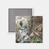 El Caminito del Rey Ansicht 1 Magnet (Vorderseite/Rückseite)
