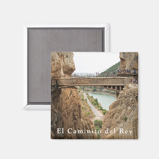 El Caminito del Rey Ansicht 2 Magnet (Vorderseite/Rückseite)