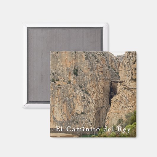 El Caminito del Rey Ansicht 4 Magnet (Vorderseite/Rückseite)
