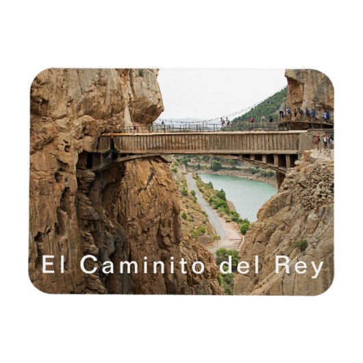 El Caminito del Rey Aussicht 2 Brücke über den Abg Magnet (Horizontal)