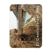 El Caminito del Rey Aussicht 2 Brücke über den Abg Magnet (Vertikal)