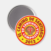 El Camino de Santiago 2012 Magnet (Vorderseite/Rückseite)