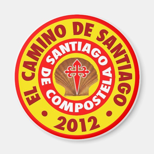 El Camino de Santiago 2012 Magnet (Vorne)