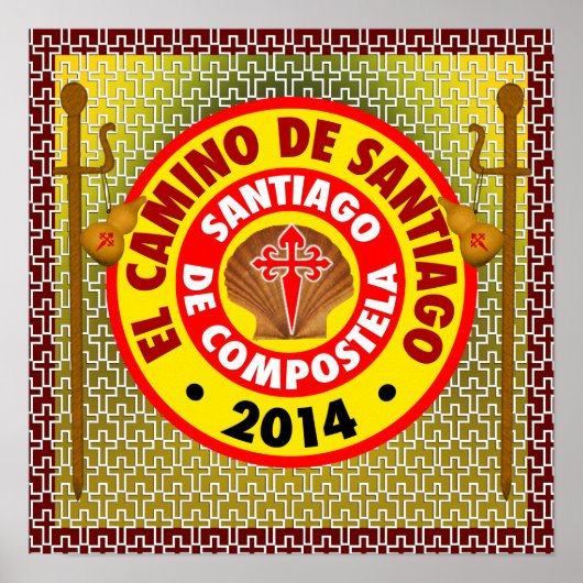 El Camino de Santiago 2014 Poster (Vorne)