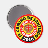 El Camino de Santiago 2016 Magnet (Vorderseite/Rückseite)