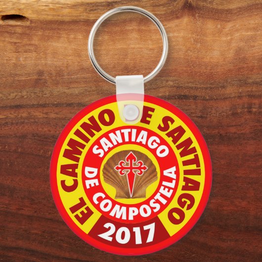 El Camino de Santiago 2017 Schlüsselanhänger (Vorderseite)