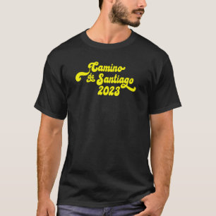 El Camino de Santiago 2023 Weg des hl. Jakobus T-Shirt