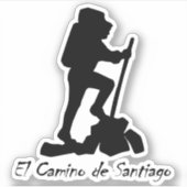 El Camino de Santiago - Bucket List Hip Aufkleber (Vorderseite)