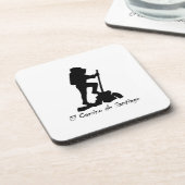 El Camino de Santiago - Bucket List Hip Getränkeuntersetzer (Linke Seite)