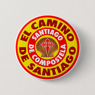 El Camino de Santiago Button