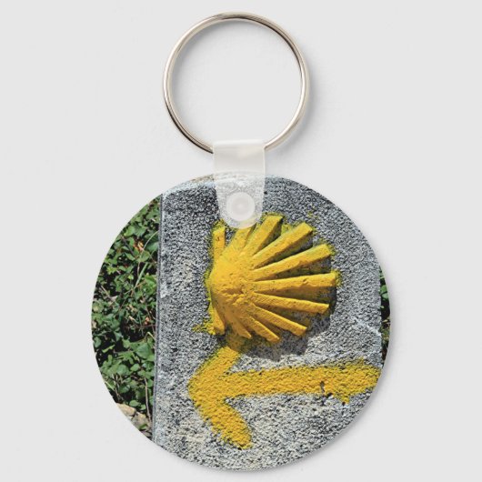 El Camino de Santiago de Compostela, Spain, shell Schlüsselanhänger (Vorderseite)