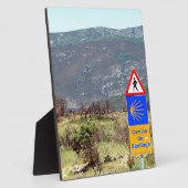 El Camino de Santiago de Compostela, Spanien Fotoplatte (Seite)