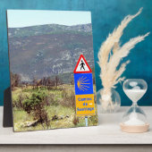 El Camino de Santiago de Compostela, Spanien Fotoplatte (Seite)