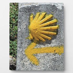 El Camino de Santiago de Compostela, Spanien, Musc Fotoplatte