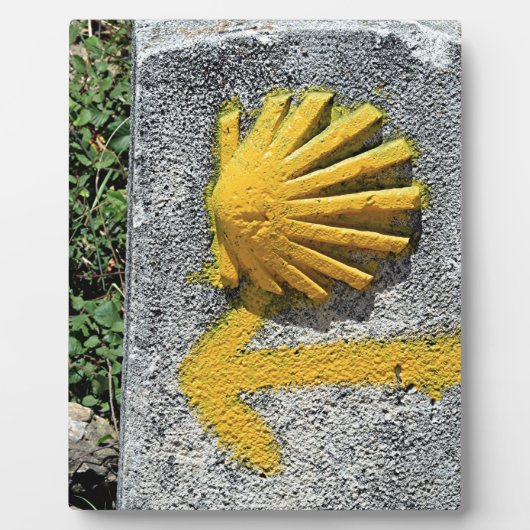 El Camino de Santiago de Compostela, Spanien, Musc Fotoplatte (Vorderseite)