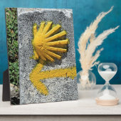 El Camino de Santiago de Compostela, Spanien, Musc Fotoplatte (Seite)