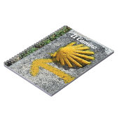 El Camino de Santiago de Compostela, Spanien, Musc Notizblock (Linke Seite)