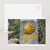 El Camino de Santiago de Compostela, Spanien, Musc Postkarte (Vorne/Hinten)