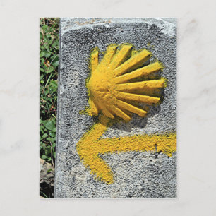 El Camino de Santiago de Compostela, Spanien, Musc Postkarte