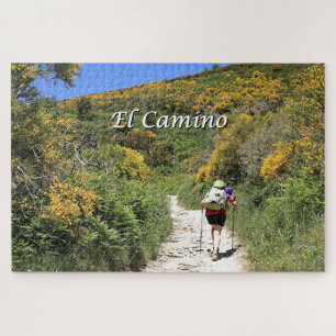 El Camino de Santiago de Compostela, Spanien, Pfad Puzzle