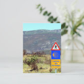 El Camino de Santiago de Compostela, Spanien Postkarte (Stehend Vorderseite)