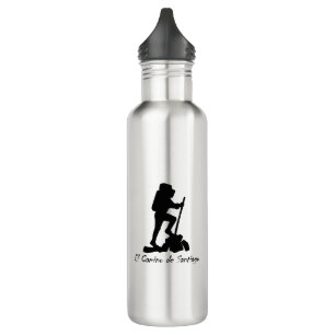 El Camino de Santiago - Eimerliste-Wanderung Edelstahlflasche