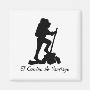 El Camino de Santiago - Eimerliste-Wanderung Magnet