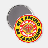 El Camino De Santiago Magnet (Vorderseite/Rückseite)