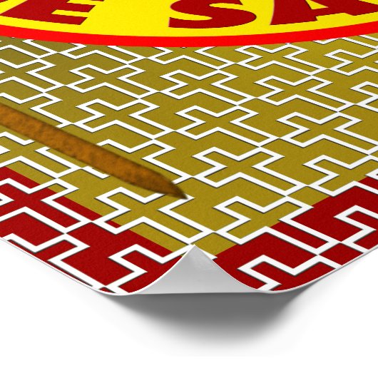 El Camino De Santiago Poster (Ecke)