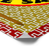 El Camino De Santiago Poster (Ecke)